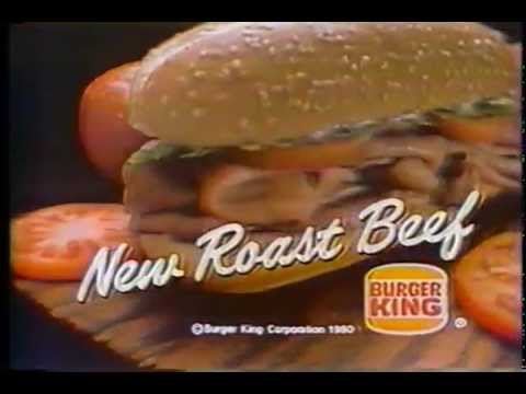 Burger King - New Roats Beef Sandwich (1980)