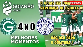 Goias x Goiatuba - Melhores Momentos - Gols - Goinão 2026 - 1ª Rodada