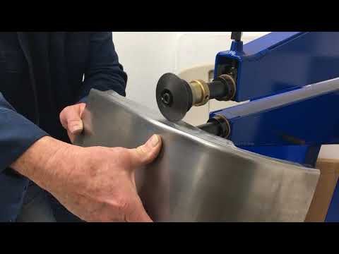 Tipping a Flange Using the Bead Roll and Hammer