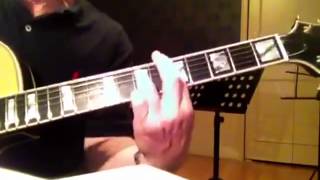 Dr. Michael Yollick on his Blonde Conti Jazz Guitar