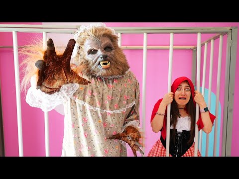 SCAPPA DALLA PRIGIONE DEL LUPO CATTIVO DI CAPPUCCETTO ROSSO CHALLENGE ESCAPE ROOM!!