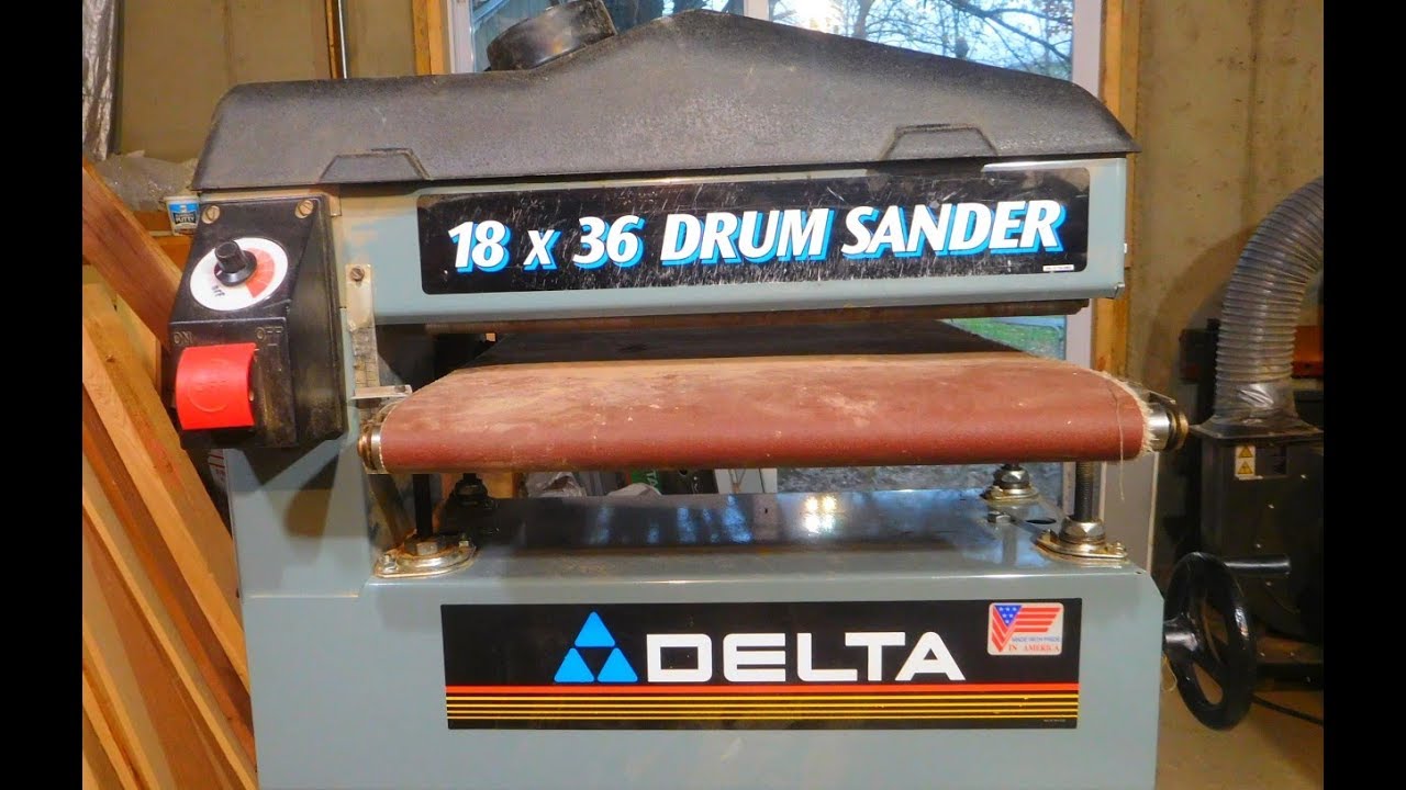 Delta Drum Sander / Repairing the movable bed /