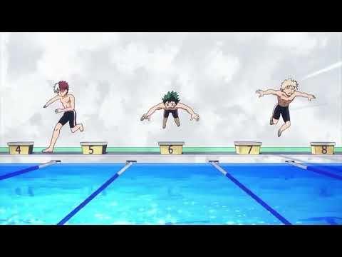 Who is the best swimmer ? Swiming Challenge | My hero academia