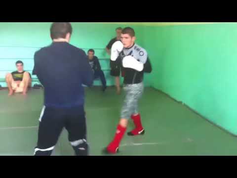 Old sparring video of young Khabib Nurmagomedov vs Islam Makhachev (2011)