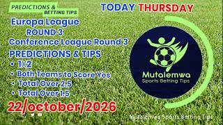 FOOTBALL PREDICTIONS TODAY 22/10/2026 SOCCER PREDICTIONS |BETTING TIPS, #betting