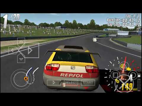 DTM Race Driver 2 PSP Gameplay - #4 Season 1 Seat Leon Supercopa Championship