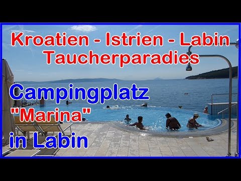 Wohnmobil Campingplatz Marina in Kroatien - Istrien - Labin Taucherparadies
