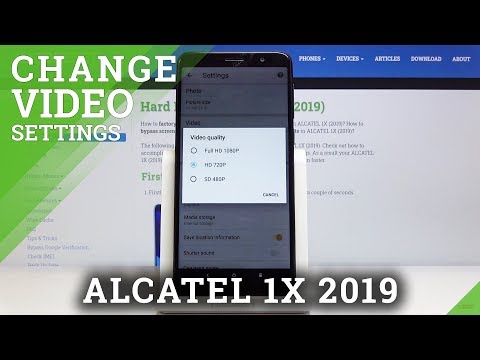 How to Change Video Quality in ALCATEL 1X 2019 – Camera Settings