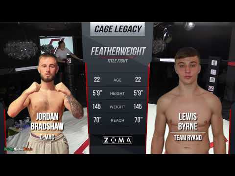 Lewis Byrne vs Jordan Bradshaw - Cage Legacy 13