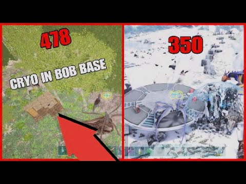 Ark//Official//PvP//PS5 Random clip cryo in BASE bob Server 478, 350, 1260