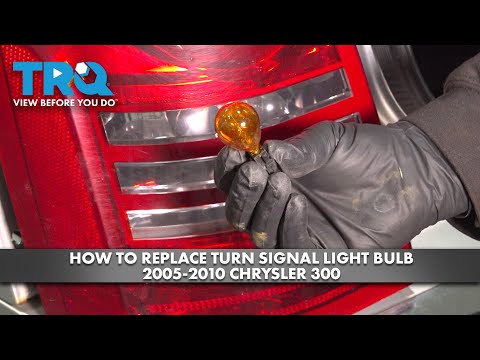 How to Replace Turn Signal Light Bulb 2005-2010 Chrysler 300