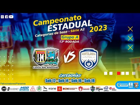 🏆 Campeonato Estadual categorias de base A2 - 13ª Rodada Sub12