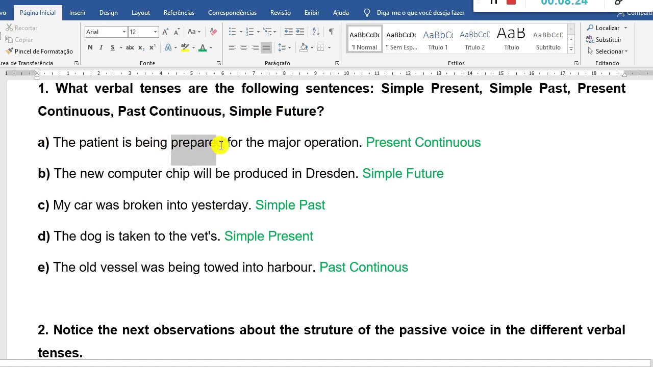 Passive Voice - exercises