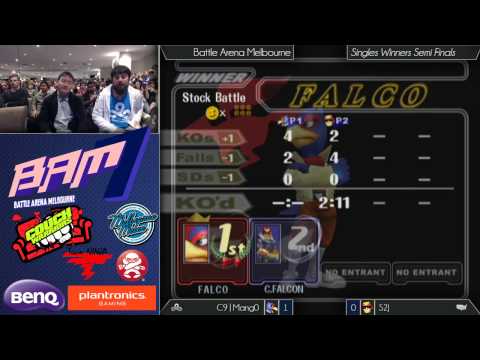 Bam7 Melee Singles Winners Semi Finals - C9Mang0 vs S2J