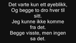 Sandra Lyng Haugen - savner deg (lyrics)