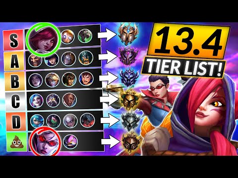 NEW UPDATED TIER LIST (Patch 13.4) - BEST META Champions to MAIN - LoL Update Guide