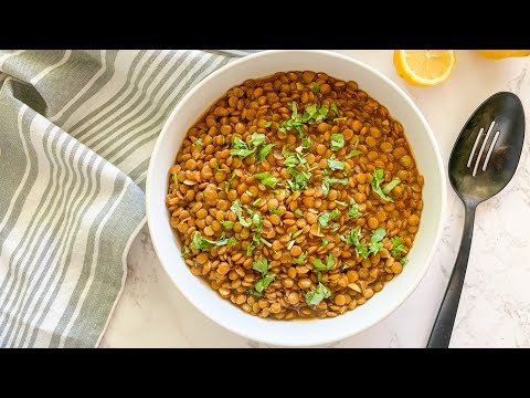 Easy Spiced Lentils Recipe