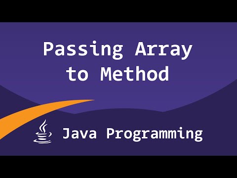 Learn Passing Returning Arrays To from Methods in Java Programming ...