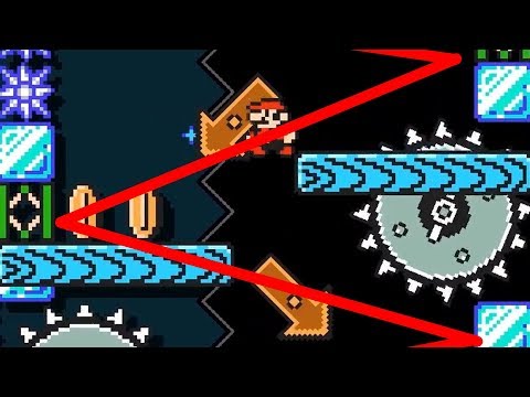 Super Mario Maker 2 🔧 Zigzag & Slide - The Hard Winter 🔧 PowerNongX