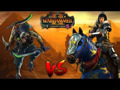 DEATHMASTER SNIKCH vs. REPANSE de LYONESSE - The Shadow and the Blade DLC - Total War Warhammer 2