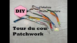 [DIY couture] tuto couture le tour de cou patchwork