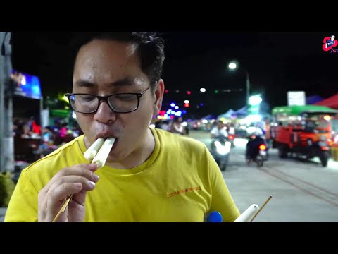 Street Food Tour in Hantharwaddy Night Market, Bago City - Freedom of Life By Ko Omm 🤤