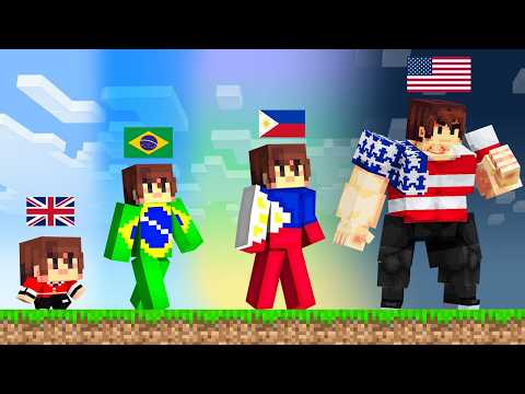 Minecraft But There's Country Upgrades