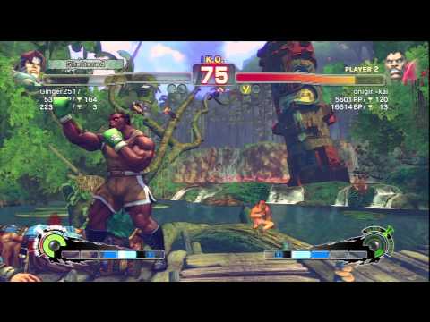 Ginger2517 [T.Hawk] Vs onigiri-kai [Balrog] SSF4 AE Japanese Online Ranked Matches - PSN