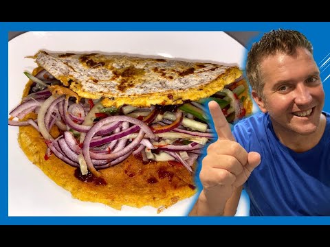 Rinku's Egg Kati Roll | Leon Happy Curries Cookbook Recipe (Vegetarian Indian Streetfood)