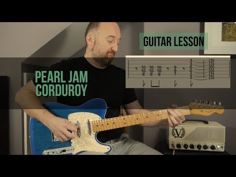 PEARL JAM - "Corduroy" Guitar Lesson | Eddie Vedder