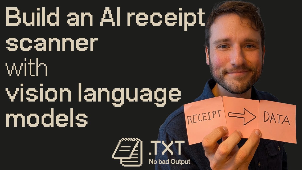 Build an AI receipt scanner with vision language models!