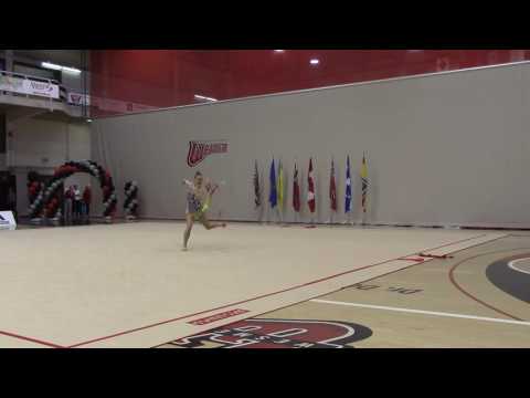 Patricia Bezzoubenko Senior Ribbon 2016 CDN Championships RG Comp B