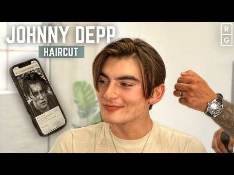 Johnny Depp 90s Inspired Haircut (Young Johnny Depp...