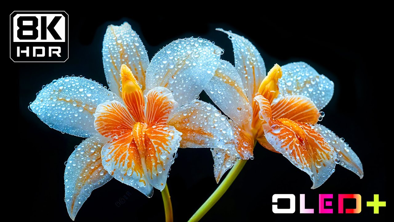 BEST OF OLED – Enchanting Blooming Flowers in 8K HDR | Dolby Vision™
