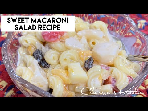 SWEET MACARONI SALAD RECIPE