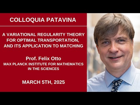 F. Otto -A variational regularity theory for Optimal Transportation, and its application to matching