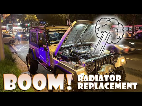 Jeep TJ Step By Step Radiator Replacement.