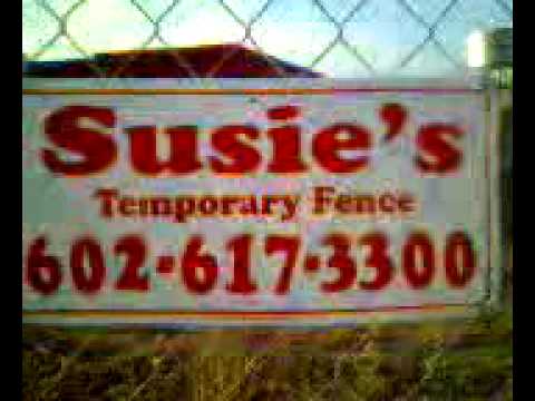 Sign Five - Susie's Temporary Fence