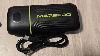 MARBERO Portable Charger 10000mAh Mini Power Bank USB C in&out Fast Charging Battery Pack Compact Ex