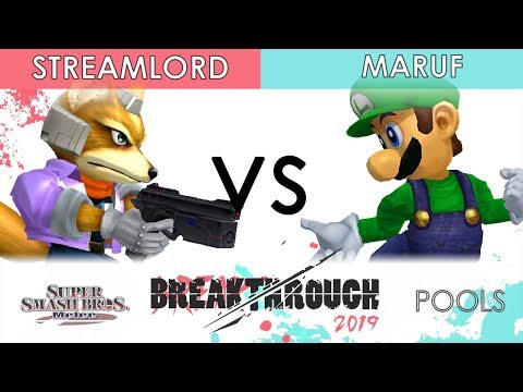 Breakthrough 2019 - 20XX | Streamlord (Fox) VS Maruf (Luigi) - SSBM Pools