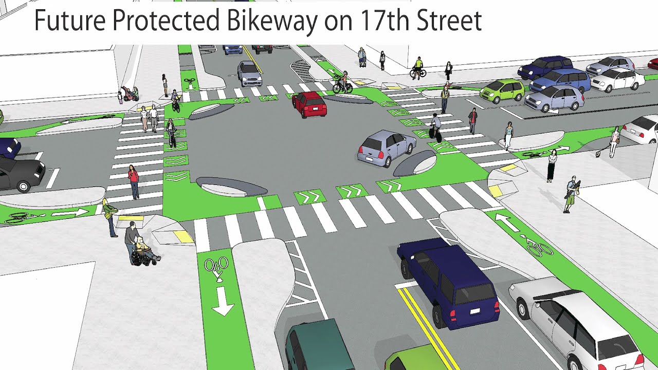 Ocean Ave Protected Intersection