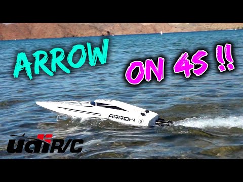 UDIRC Arrow Maiden Run!! (we try 4s!!) 🚤🚤😲