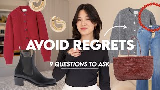 Before You Buy Clothes, Ask These 9 Questions To Avoid Regrets