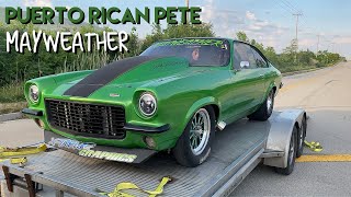 Puerto Rican Pete testing his Vega before STL Cash Days