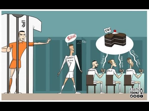 Karikatura: Beyl va Benzema gol urishdan to'xtamayapti, Ronaldu esa...