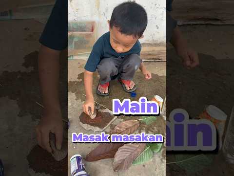 Bocil main masak masakan #minivlog #anakdesa #comedy