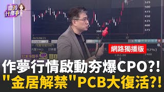 光通訊人氣匯聚!噴出行情誰能雨露均霑?!封測接棒?!CPO概念股有哪些?!