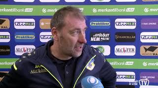 Csertői Aurél: Csak fegyelmezett játékkal nyerhetünk a Nyregyháza ellen