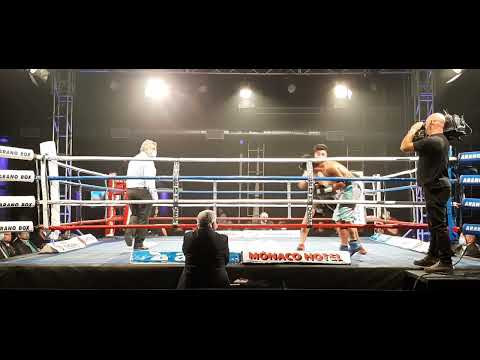 MATIAS CORIA A ALEX ALANIS. BOXEO PROFESIONAL VILLA CARLOS PAZ 2022.