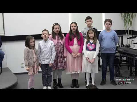 Domnul ne-a creat după chipul Său - Grup Copii BBUS